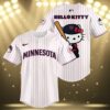 Hello Kitty Minnesota Twins Pinstripe Jersey Baseball 3 3