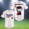 Hello Kitty Mn Twins Pinstripe Jersey Baseball 2025 2 2