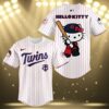 Hello Kitty Mn Twins Pinstripe Jersey Baseball 2025 3 3