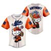 Hello Kitty New York Mets Baseball Jersey 1 1