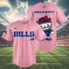 Hello Kitty Pink Buffalo Bills Baseball Jersey 4 4