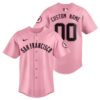 Hello Kitty Pink San Francisco Giants Baseball Jersey 1 1