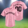 Hello Kitty Pink San Francisco Giants Baseball Jersey 2 2