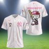 Hello Kitty Pink Yankees Jersey Baseball 2 2