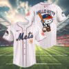 Hello Kitty Pinstripe Mets Jersey Baseball 4 4