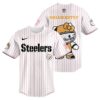 Hello Kitty Pittsburgh Steelers Baseball Jersey 1 1