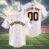 Hello Kitty San Francisco Giants Pinstripe Jersey Baseball 4 4