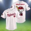 Hello Kitty Washington Nationals Youth Baseball Jersey 2 2