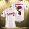 Hello Kitty Washington Nationals Youth Baseball Jersey 3 3