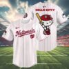 Hello Kitty Washington Nationals Youth Baseball Jersey 4 4