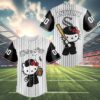 Hello Kitty White Sox Baseball Jersey 4 4