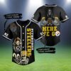 Here We Go Pittsburgh Steelers Custom Jersey Baseball 2 2