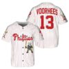 Jason Voorhees Phillies Baseball Jersey 1 1