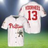 Jason Voorhees Phillies Baseball Jersey 2 2