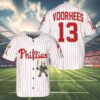 Jason Voorhees Phillies Baseball Jersey 4 4