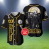 Jason Voorhees Pittsburgh Steelers Baseball Style Jersey 2 2