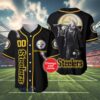 Jason Voorhees Pittsburgh Steelers Baseball Style Jersey 4 4