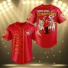 Kansas City Chiefs Super Bowl LVII Champions Baseball Jersey 3 3