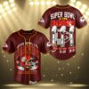 Kansas City Chiefs Super Bowl Shirt Baseball Jersey 3 3