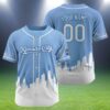 Kansas City Royal Blue And White Baseball Jersey Custom 2 2