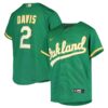 Khris Davis Oakland Athletics Kelly Green Jersey Youth 1 1