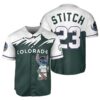 Lilo And Stitch Colorado Rockies Baseball Jersey 1 1