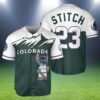 Lilo And Stitch Colorado Rockies Baseball Jersey 2 2