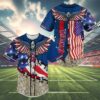 Los Angeles Angels Baseball Jersey With Flag American 4 4