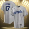 Los Angeles Dodgers Nike Official Replica Road Jersey Mens Ohtani 3 3