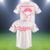 Los Angeles Dodgers x Hello Kitty 50th Anniversary Baseball Jersey 2 2