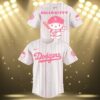 Los Angeles Dodgers x Hello Kitty 50th Anniversary Baseball Jersey 3 3