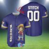 Luffy One Piece Baltimore Ravens Baseball Jersey 2 2