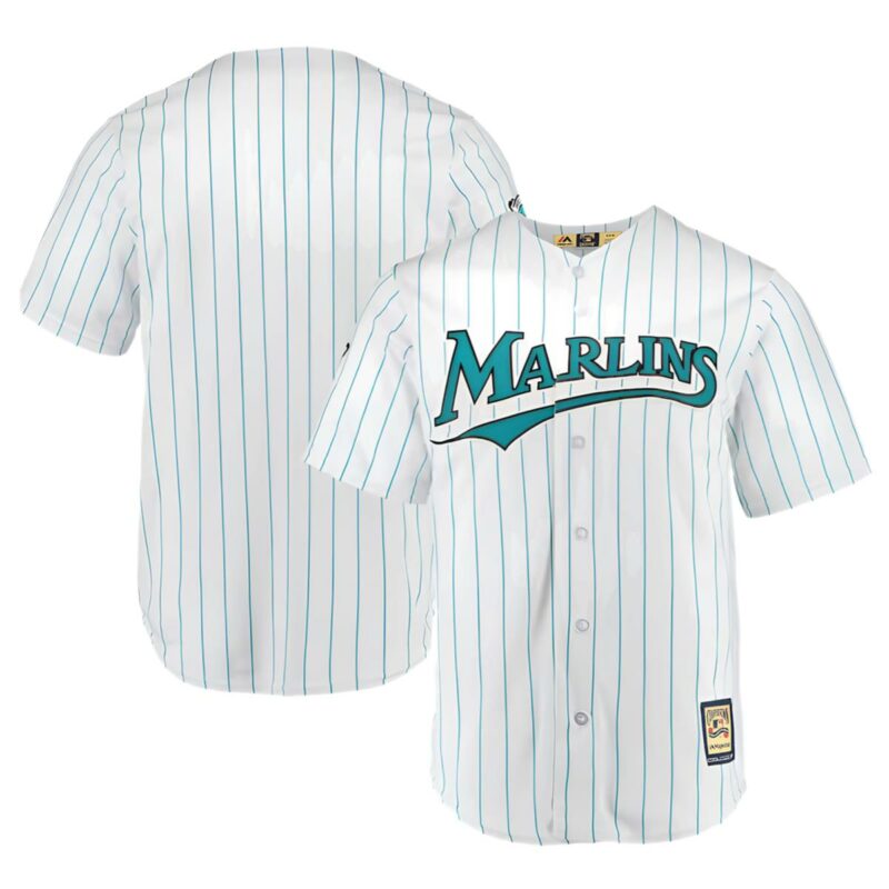 Majestic Miami Marlins Baseball Jersey 1 1