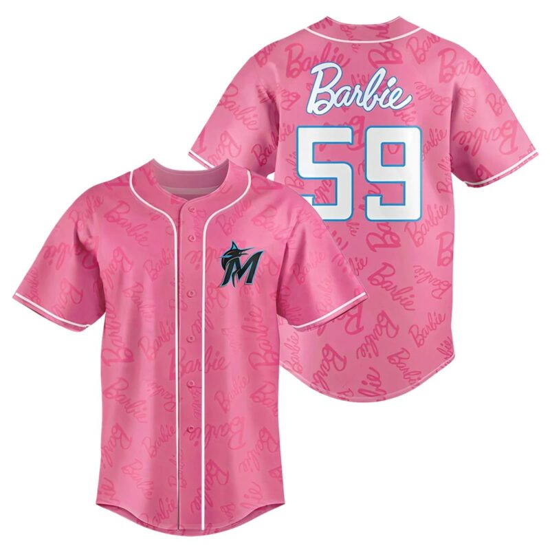 Marlins Barbie Night Game Jersey Giveaway 2025 1 1