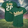 Matt Olson Oakland Athletics Youth Jersey 4 4