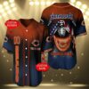 Metallica Chicago Bears Orange Baseball Jerseys 3 3