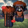 Metallica Chicago Bears Orange Baseball Jerseys 4 4