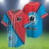 Miami Marlins Jersey Blue Baseball For Men 2 2