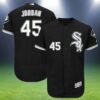 Michael Jordan Jersey White Sox Black 2 2