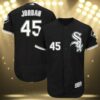 Michael Jordan Jersey White Sox Black 3 3