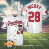 Mickey Mouse Cleveland Guardians Baseball Jersey 4 4