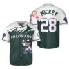 Mickey Mouse Colorado Rockies Baseball Jersey 1 1