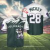 Mickey Mouse Colorado Rockies Baseball Jersey 4 4