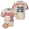 Mickey Mouse Los Angeles Angels Baseball Jersey 1 1