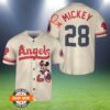 Mickey Mouse Los Angeles Angels Baseball Jersey 2 2