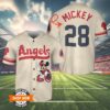 Mickey Mouse Los Angeles Angels Baseball Jersey 4 4