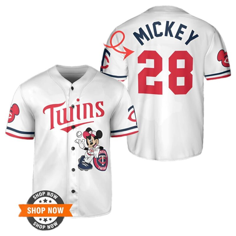 Mickey Mouse Minnesota Twins Youth Jersey Baseball 1 1