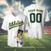 Mickey Mouse Oakland Athletics Baseball Jersey 4 4