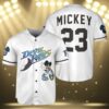 Mickey Mouse Tampa Bay Rays Baseball Jersey 3 3