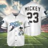 Mickey Mouse Tampa Bay Rays Baseball Jersey 4 4